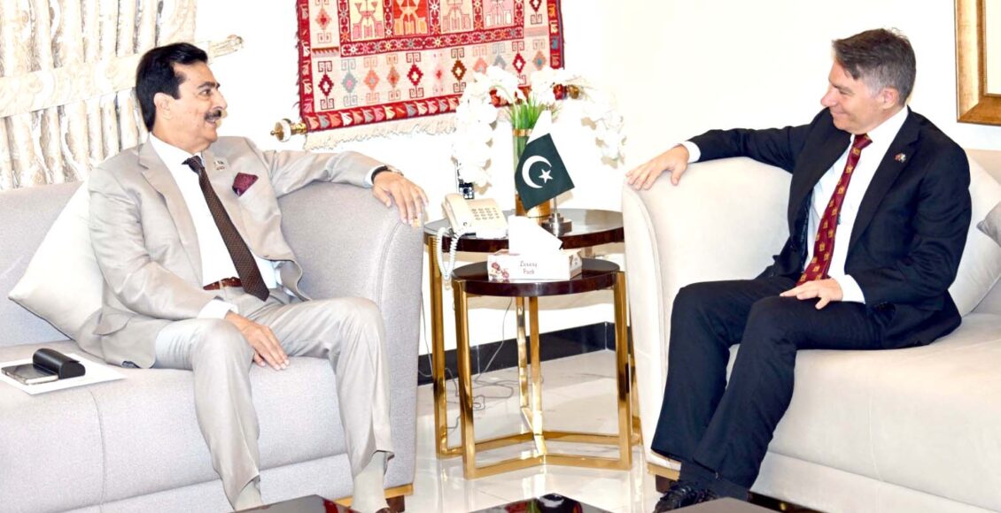 چیئرمین سینیٹ یوسف رضا گیلانی سے پرتگال کے سفیر کی ملاقات