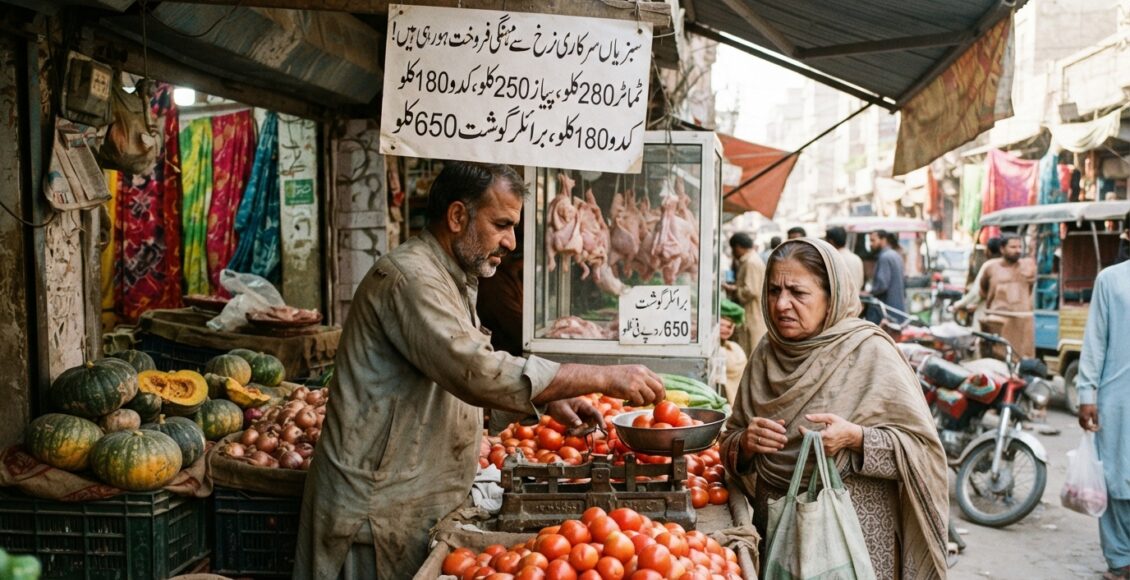 پاکستان میں ٹماٹر، پیاز، کدو اور برائلر گوشت مہنگا، سرکاری نرخوں کے برعکس سبزیاں مہنگی فروخت ہونے لگیں