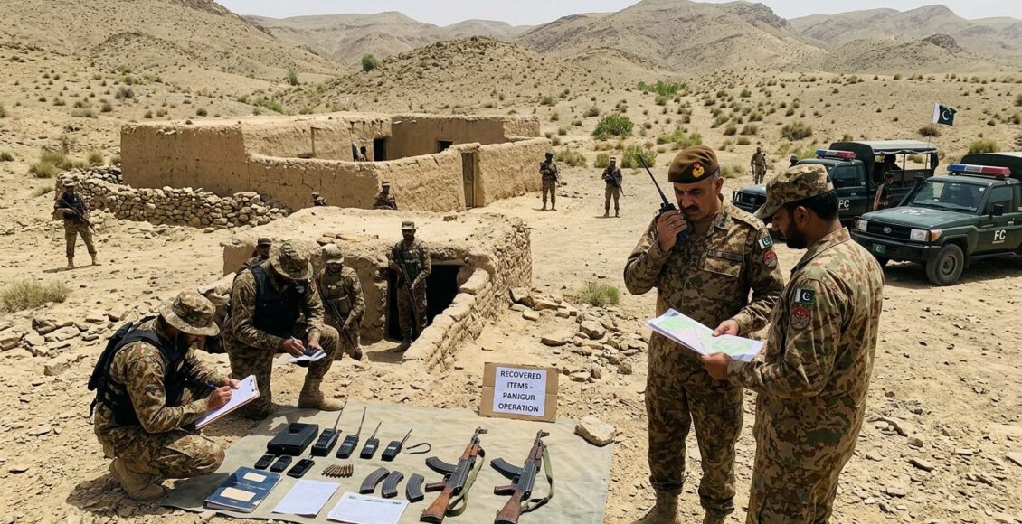 پنجگور، سیکیورٹی فورسز کا انٹیلی جنس بیسڈ آپریشن، 5 دہشتگرد ہلا ک