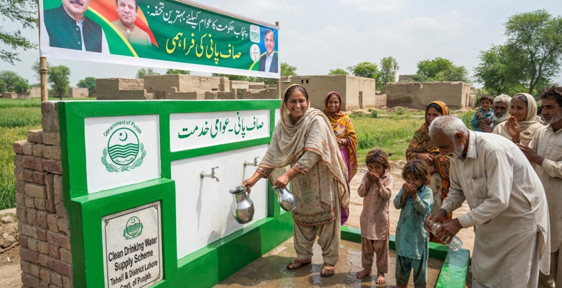 صاف پانی کی فراہمی، پنجاب حکومت کی عوامی خدمت کا قابلِ ستائش قدم