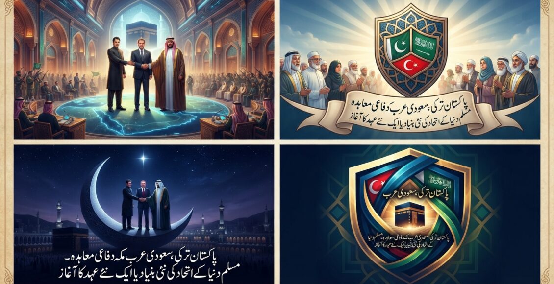 پاکستان ترکی،سعودی عرب مکہ دفاعی معاہدہ۔مسلم دنیا کے اتحاد کی نئی بنیاد یا ایک نئے عہد کا آغاز