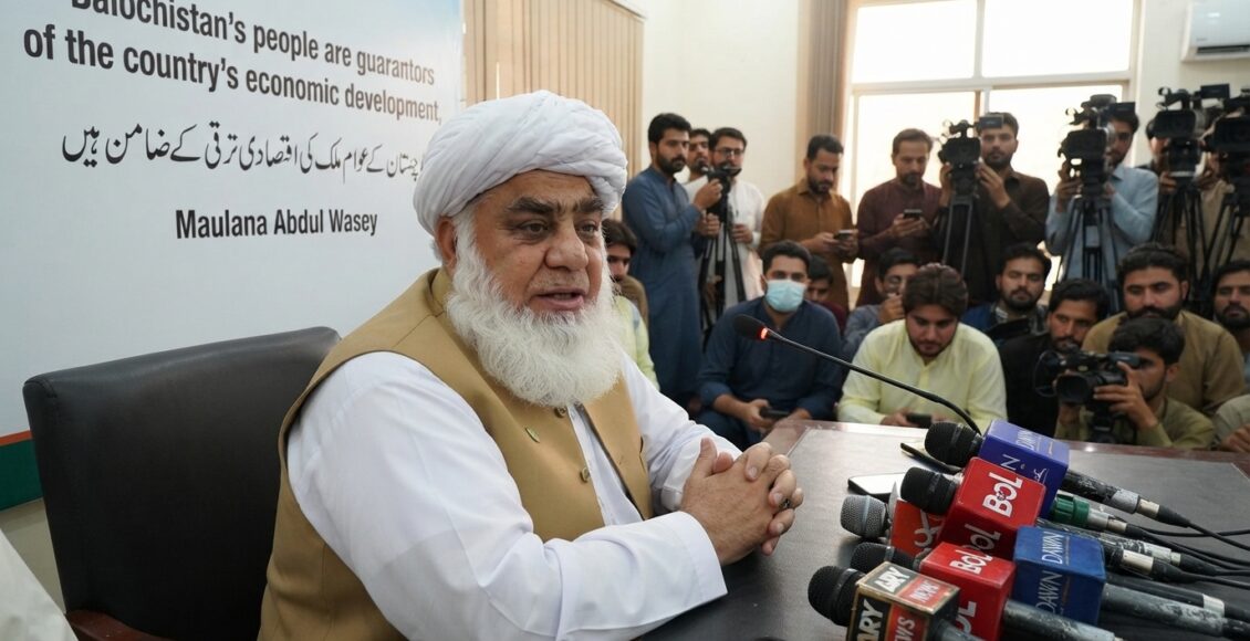 بلوچستان کے لوگ ملک کی معاشی ترقی کے ضامن ہیں، مولانا عبدالواسع
