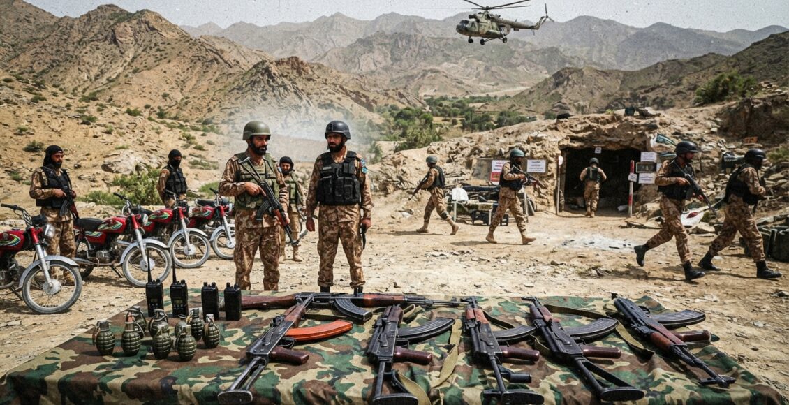 بلوچستان میں سکیورٹی فورسز کی کارروائیاں، 9 سے زائد دہشتگرد ہلاک
