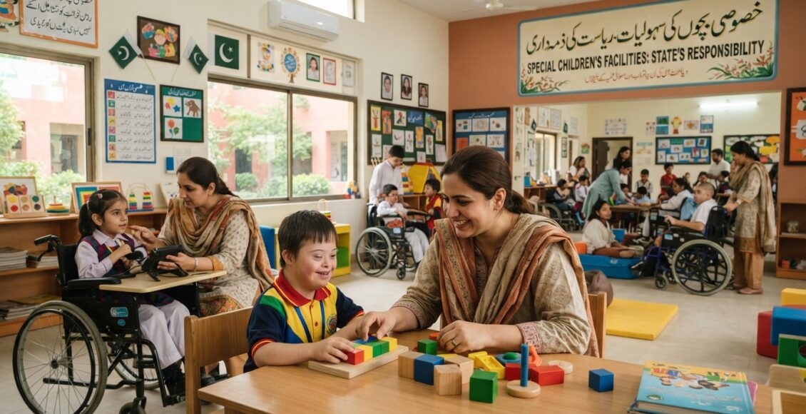 پاکستان میں خصوصی بچوں کے لیے سہولتیں، ریاست کی ذمہ داری